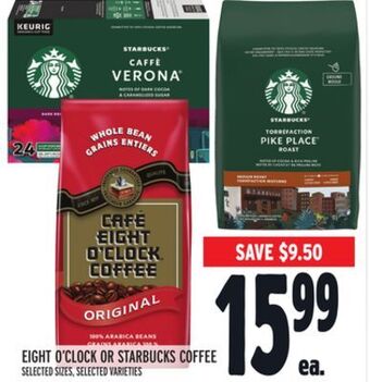 Metro Eight o'clock or starbucks coffee offer