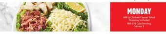 Metro Chicken caesar salad dressing offer