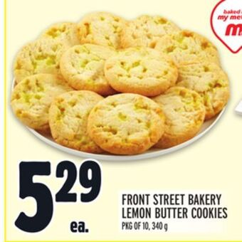 Metro Front street bakery lemon butter cookies offer