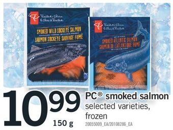 Fortinos Pc® smoked salmon, 150 g offer
