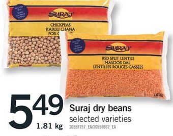 Fortinos Suraj dry beans offer