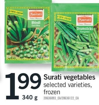 Fortinos Surati vegetables, 340 g offer