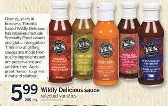 Fortinos Wildly delicious sauce, 350 ml offer