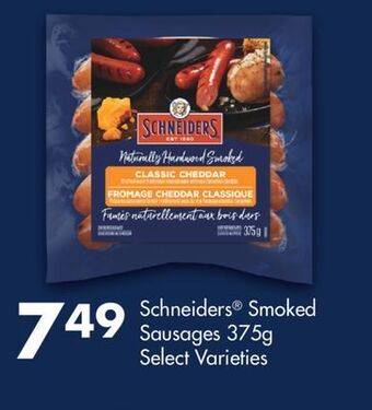 Fortinos Schneiders® smoked sausages, 375g offer