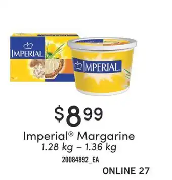 Fortinos Imperial® margarine offer