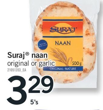 Fortinos Suraj® naan, 5's offer