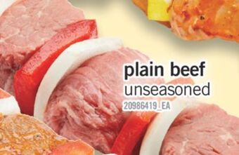 Fortinos Plain beef offer