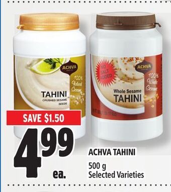 Metro Achva tahini offer
