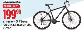 Canadian Tire Supercycle 27.5 system hardtail adult mountain bike offer