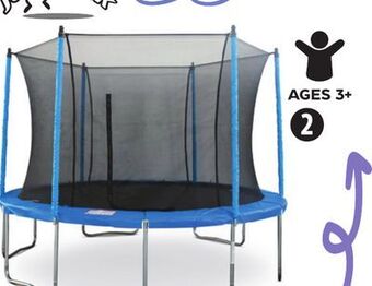 Canadian Tire Jumptek 12' trampoline and safety enclosure combo offer