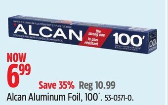Canadian Tire Alcan aluminum foil, 100' offer