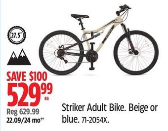 Canadian Tire Stratus striker adult bike offer