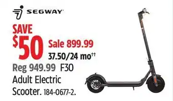 Canadian Tire Segway adult electric scooter offer