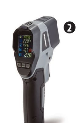 Canadian Tire Maximum infrared thermometer with mildew alarm offer