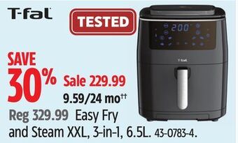 Canadian Tire T-fal easy fry and steam xxl, 3-in-1, 6.5l offer