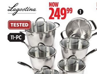 Canadian Tire Lagostina padova stainless-steel cookset offer