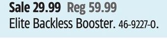 Canadian Tire Elite backless booster offer
