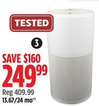 Canadian Tire Noma iq smart true hepa large air purifier offer
