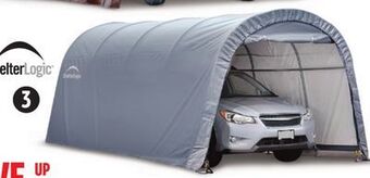 Canadian Tire Shelterlogic roundtop shelter, 10 x 20 x 8' h offer