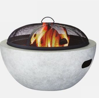 Canadian Tire Faux-concrete wood firepit, 24 offer