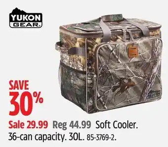 Canadian Tire Yukon gear soft cooler offer