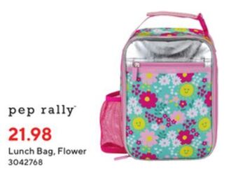Staples Pep rally lunch bag offer