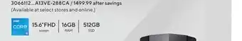 Staples Msi cyborg 15.6 laptop offer