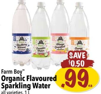 Farm Boy Farm boy organic flavoured sparkling water offer