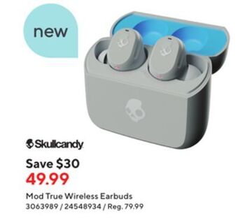 Staples Skullcandy mod true wireless earbuds offer