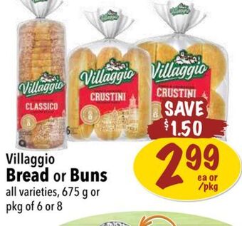Farm Boy Villaggio bread or buns offer