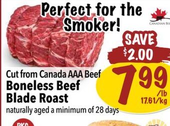Farm Boy Boneless beef blade roast offer