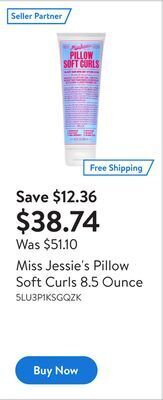 Walmart Miss jessie's pillow soft curls 8.5 ounce offer