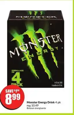 FreshCo Monster energy drink 4 pk offer