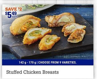 M & M Food Market Stuffed chicken breasts offer