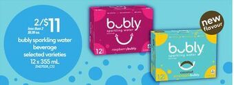 Zehrs Markets Bubly sparkling water beverage, 12 x 355 ml offer