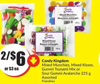 FreshCo Candy kingdom mixed munchies, mixed kisses, gummi mix 225 g offer