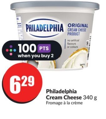 FreshCo Philadelphia cream cheese 340g offer