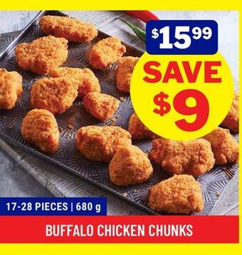 M & M Food Market Buffalo chicken chunks offer