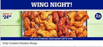 M & M Food Market Fully cooked chicken wings offer