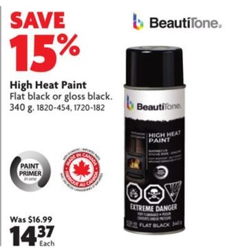Home Hardware High heat paint offer