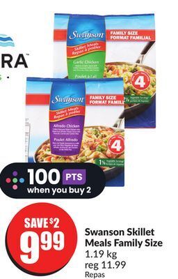 Chalo FreshCo Swanson skillet meals family size 1.19 kg offer