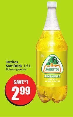 Chalo FreshCo Jarritos soft drink 1.5 l offer
