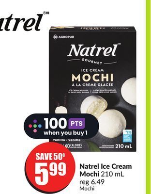 Chalo FreshCo Natrel ice cream mochi 210 ml offer