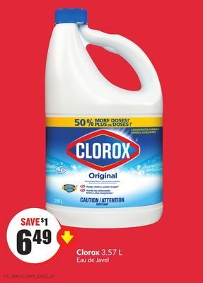 Chalo FreshCo Clorox 3.57 l offer