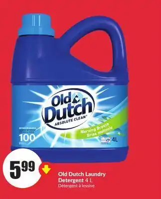 Chalo FreshCo Old dutch laundry detergent 4 l offer