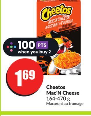 Chalo FreshCo Cheetos mac'n cheese 164-470 g offer