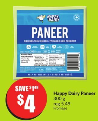 Chalo FreshCo Happy dairy paneer 300 g offer