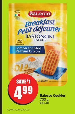 Chalo FreshCo Balocco cookies 700 g offer