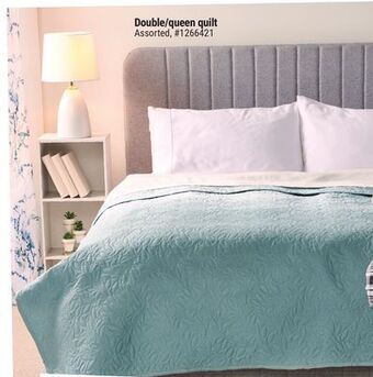 Giant Tiger Double/queen quilt offer