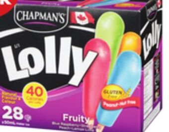 Giant Tiger Chapman's lolly fruity offer